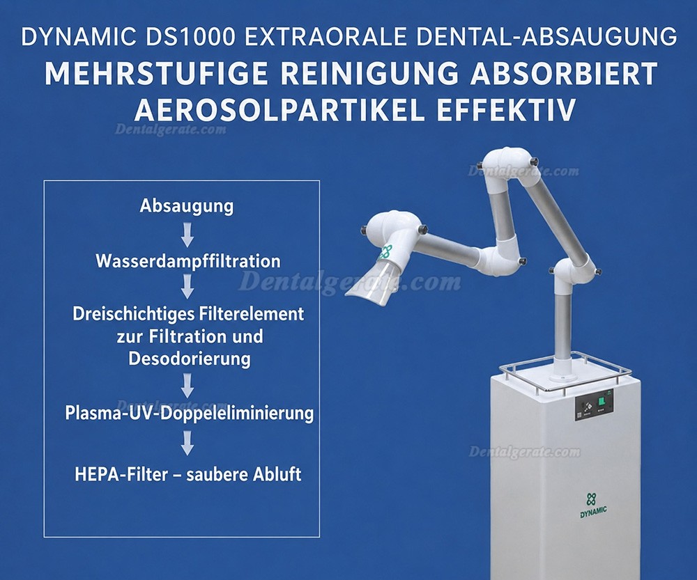 Dynamic Extraorale Absaugung Ger&auml;t Extraoraler Vakuumaspirator Maschine DS1000